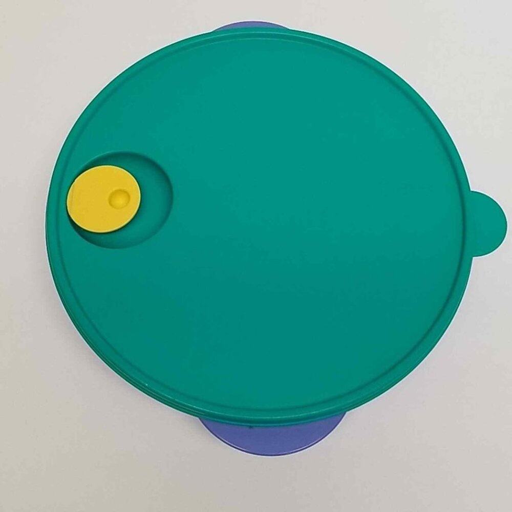 Tupperware Crystalwave Divided Microwavable Vented Lid Dish Lunch‎ Dinner ToGo
